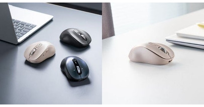 3台切替＆高速スクロール！静音充電式マウスを発売