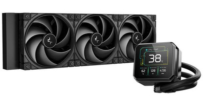 ポンプキャップに3.4インチのLCDパネルを搭載する水冷一体型CPUクーラー、DeepCool社製「SPARTACUS 360」を発表