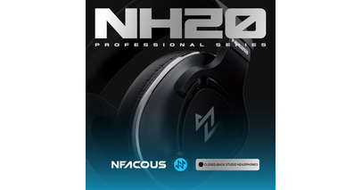 ブランド初となるプロフェッショナル向けモニターヘッドホン、NF ACOUS NH20が登場