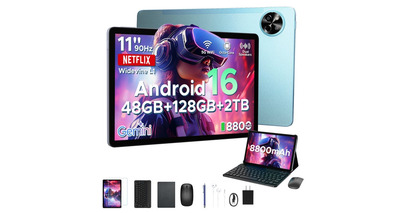 2026最新登場 6部品付属【Android 16 × Gemini AI搭載】48GBメモリ＆90Hz大画面キーボード付き11インチタブレット「POCKAM P11」日本楽天市場にて独占販売開始