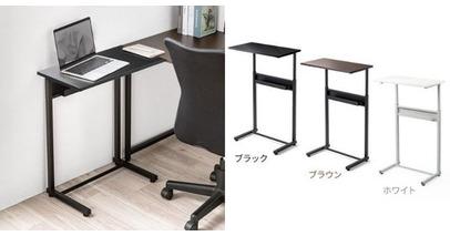 7段階高さ調整とケーブルトレイ搭載で作業空間を自在に拡張できるサブテーブルを2色追加