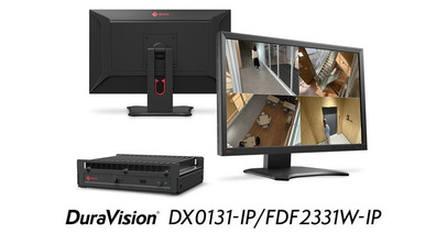 EIZOが23型IPモニターとIPデコーディングボックスを発売、小～中規模の監視システム向けに、ラインナップを拡充