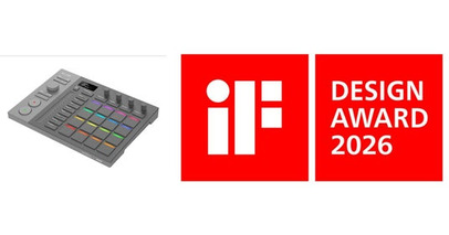 AlphaThetaの音楽制作コントローラー「SLAB」が国際的に権威あるデザイン賞「iFデザインアワード 2026」を受賞