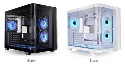 曲面強化ガラスパネルを備えたピラーレスデザインのミドルタワー型PCケース、Thermaltake社製「Vision 330 CR ARGB」シリーズを発表