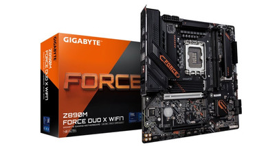 GIGABYTEより、Intel Z890 チップセット搭載 Micro-ATX マザーボード「Z890M FORCE DUO X WIFI7」発売