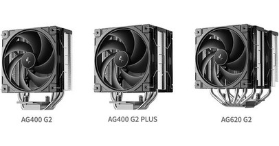 DeepCool社製、新開発のセミインテグラルブレードファンを搭載したサイドフロー型CPUクーラー「AG400 G2」、「AG400 G2 PLUS」、および「AG620 G2」を発表