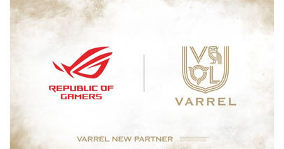 プロeスポーツチーム『VARREL』とASUS Republic of Gamers（ROG）のスポンサーシップ締結を発表