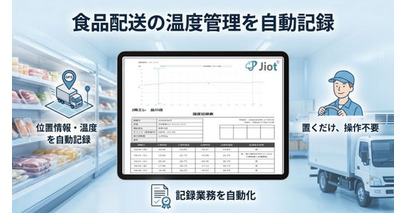 JFE商事エレクトロニクスの小型GPSトラッカー「Jiot(R)」、温度管理機能を2026年5月18日より提供開始