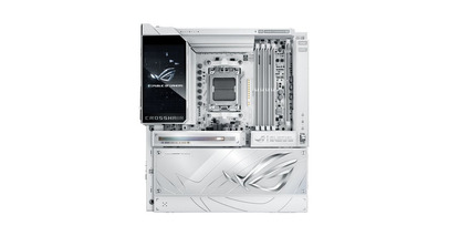 AMD　X870Eチップセットフラグシップモデル。ホワイトカラーのROGマザーボード「ROG CROSSHAIR X870E GLACIAL」を発表