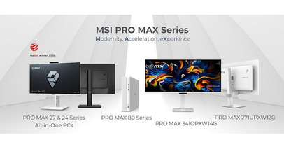 MSIのPRO MAXラインナップ : COMPUTEX 2026: 美しいミニマリストワークスペース向けのデスクトップとモニター
