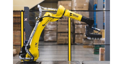 サンワサプライとSGシステム、AI荷下ろしロボットを西日本物流センターに導入