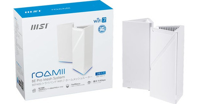 MSI、Wi-Fi 7対応メッシュルーターシリーズ「Roamii BE Proシリーズ」と「Roamii BE Liteシリーズ」を発売