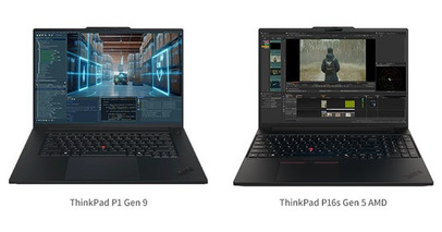 Lenovo社製、Copilot+ PCに対応した16型モバイルワークステーション「ThinkPad P1 Gen 9」と「ThinkPad P16s Gen 5 AMD」の取り扱いを開始