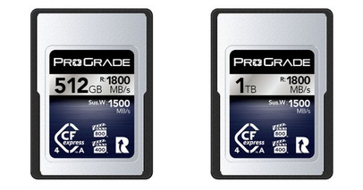CFexpress 4.0 Type A Dual VPG 400/800メモリーカードを販売開始