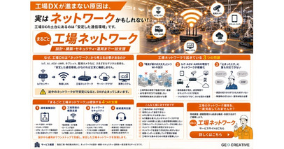 工場DXが進まない原因は「ネットワーク」かもしれない。製造現場を支える「まるごと工場ネットワーク」提供開始